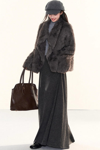 Ribbed Waist-Cinching Knit Sweater