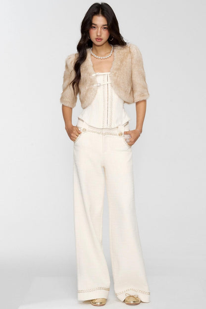 Milk Goose Three-Piece Jacket Set-Up