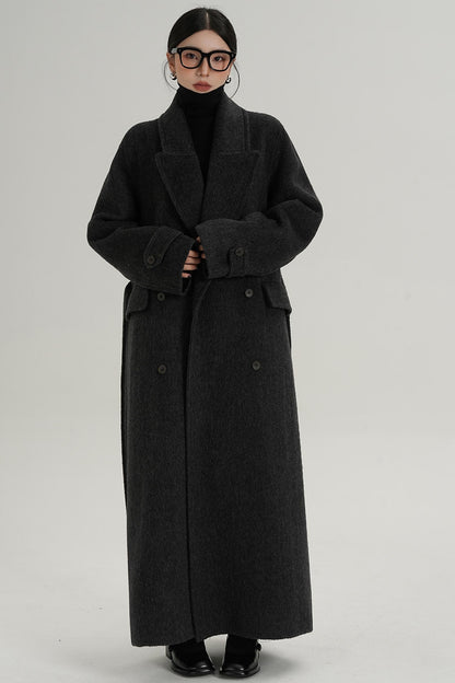Woolen Long Silhouette Dress