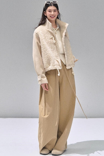 Toggle Button Woolen Coat