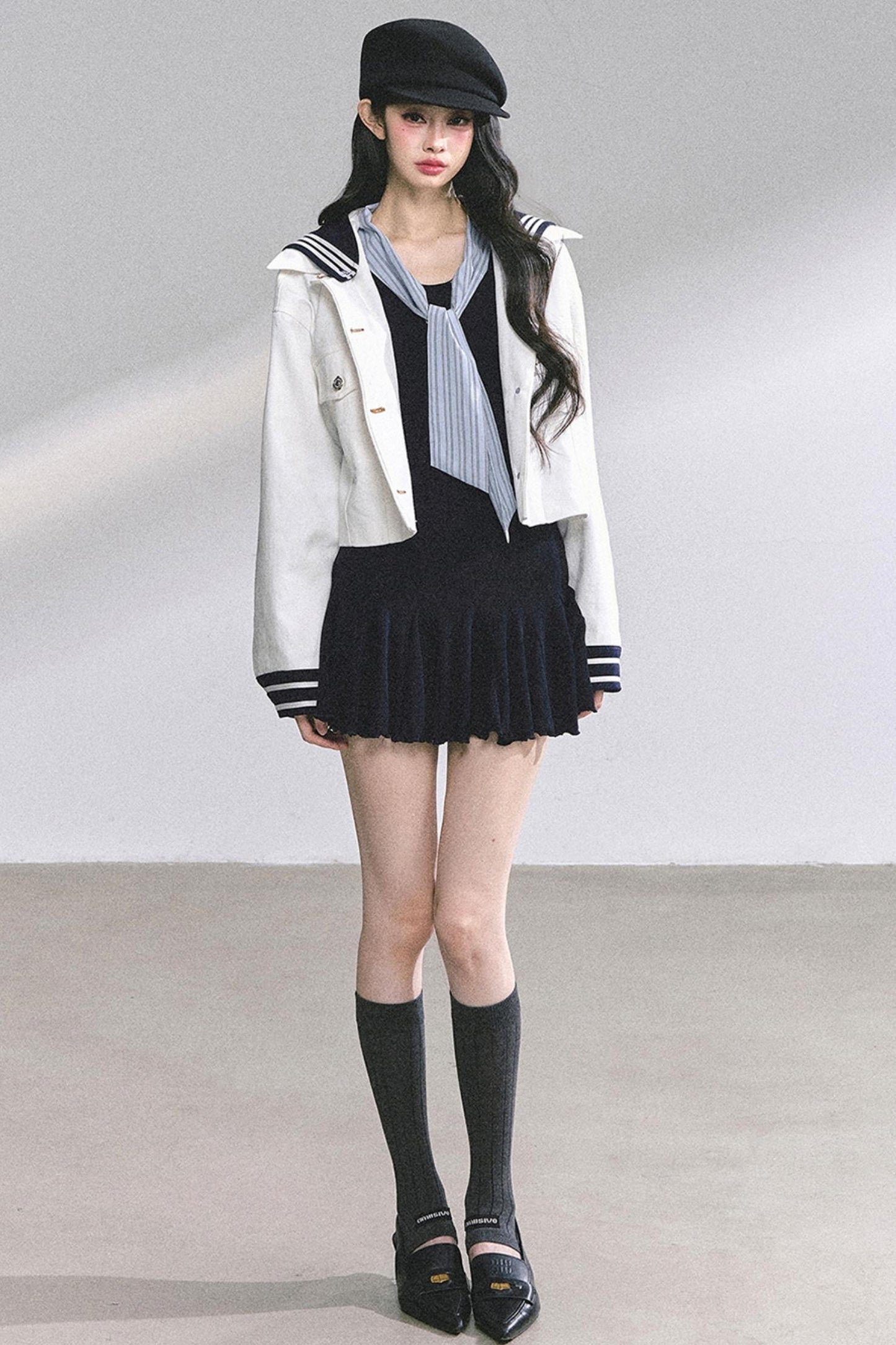 American Autumn Waist Slimming Dress