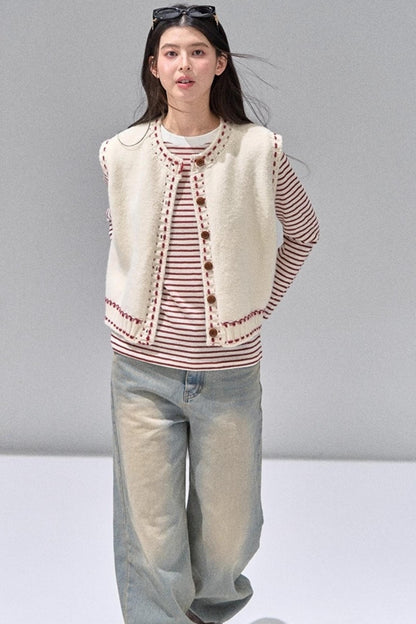 Retro Washed Straight Jeans