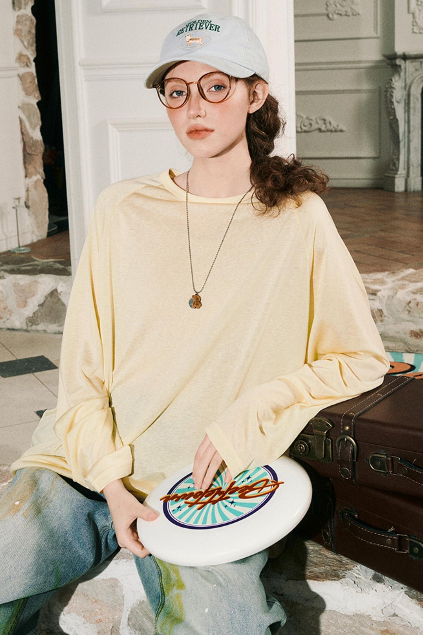 Town Smocked Long Sleeve Tee