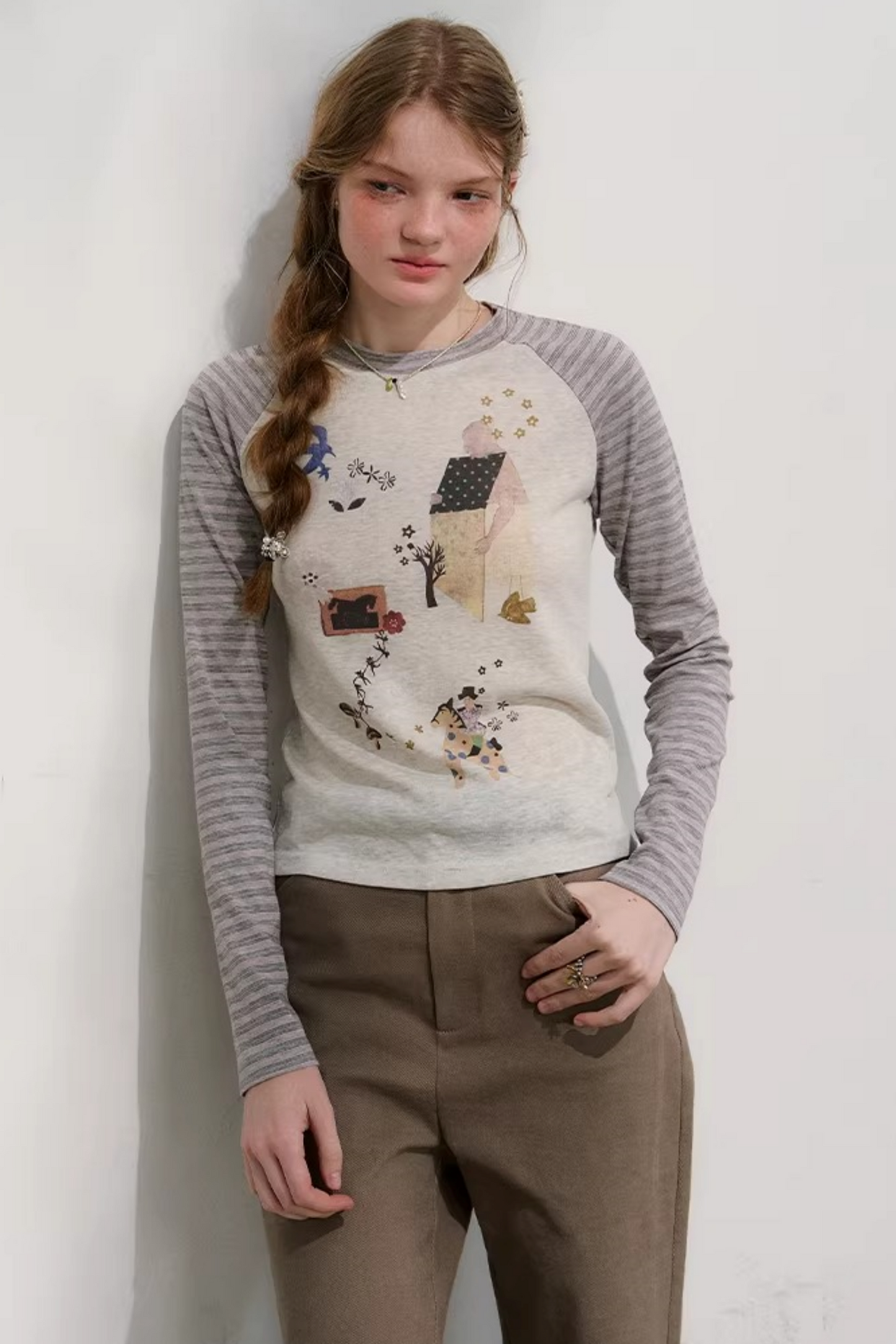 Sleepy Spring Retro Blouse