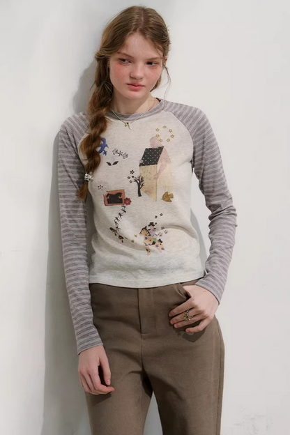 Sleepy Spring Retro Blouse