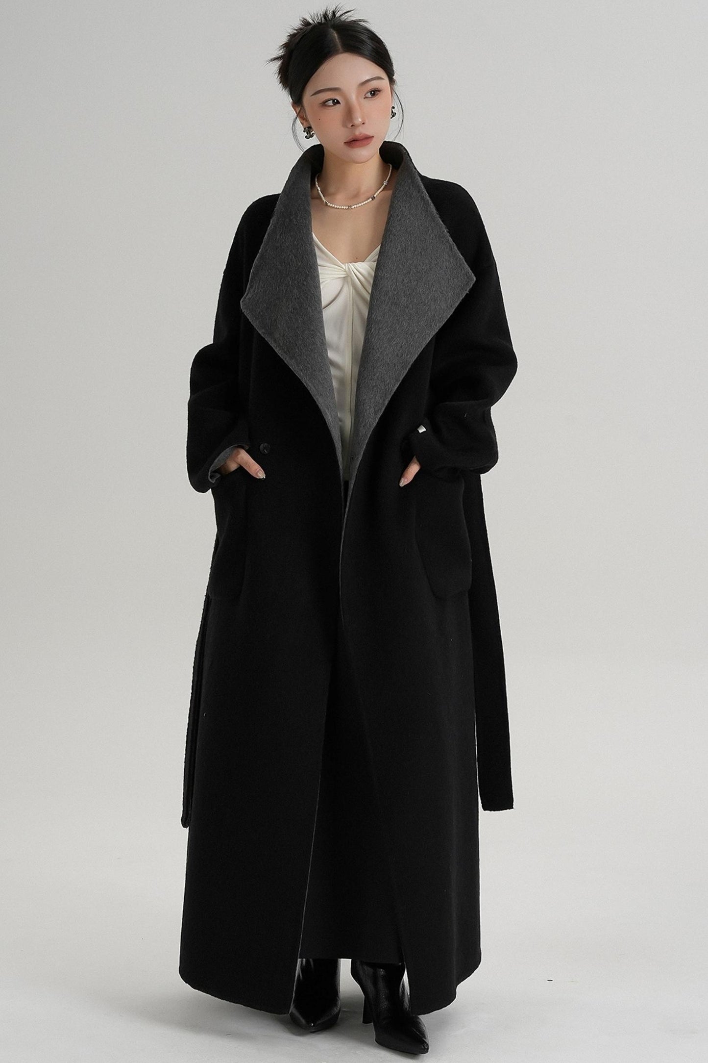 Stand-Up Wool Coat