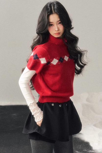 Snowy Scene Knit Sweater