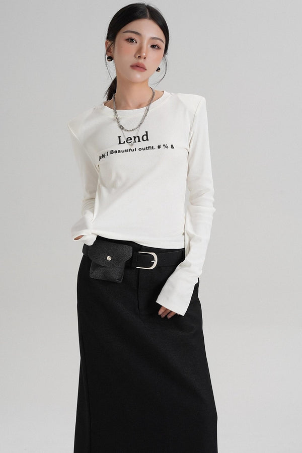 Crewneck Cotton Shirt