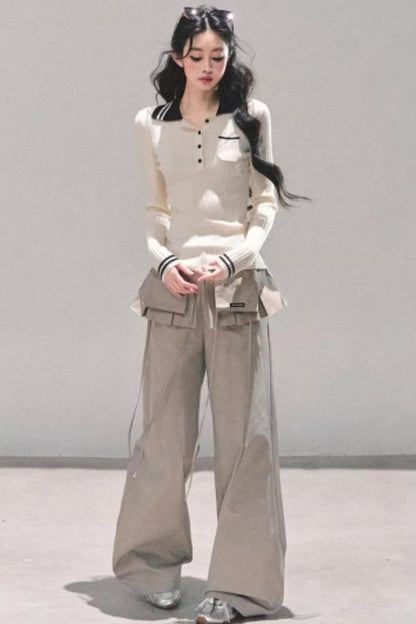 Bella Wide-Leg Workwear Pants