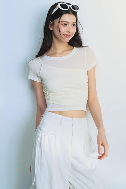 Dual-Patch Short Tee