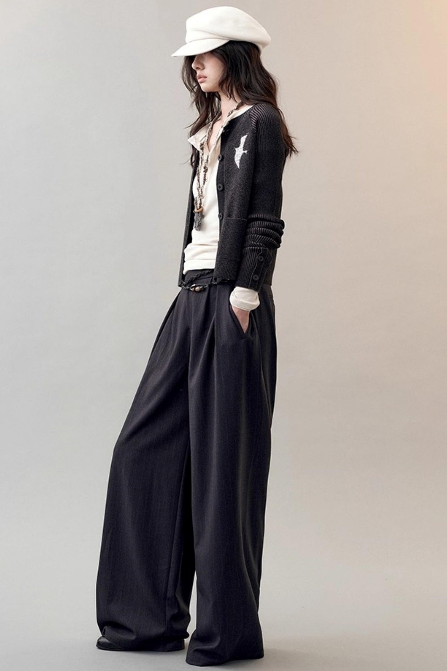 Soft Wool Newsboy Hat