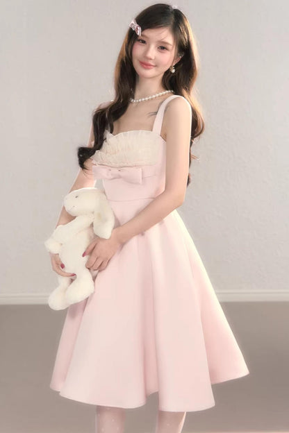 Light Pink Princess Lace Dress