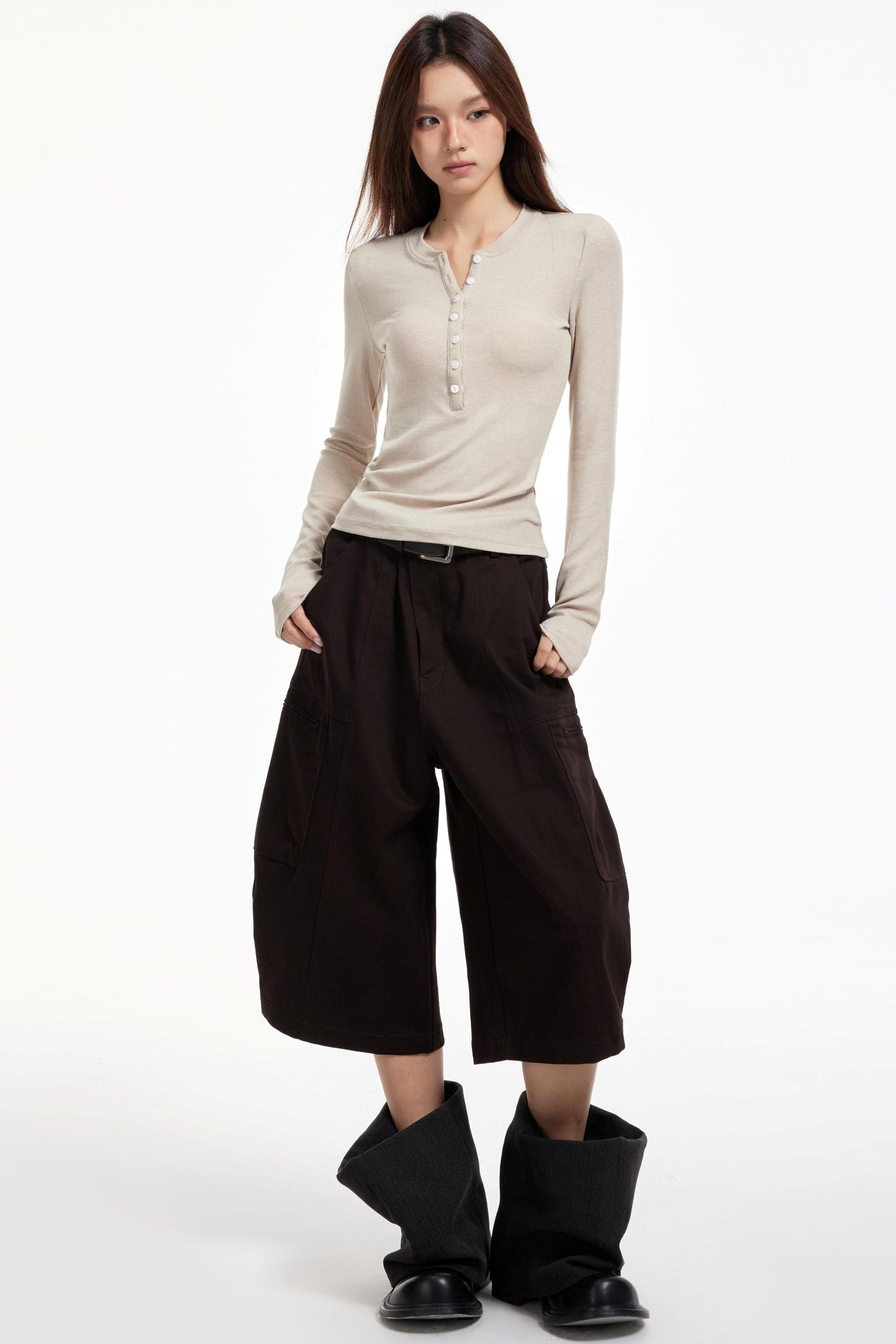 Black Wide-Leg Pants