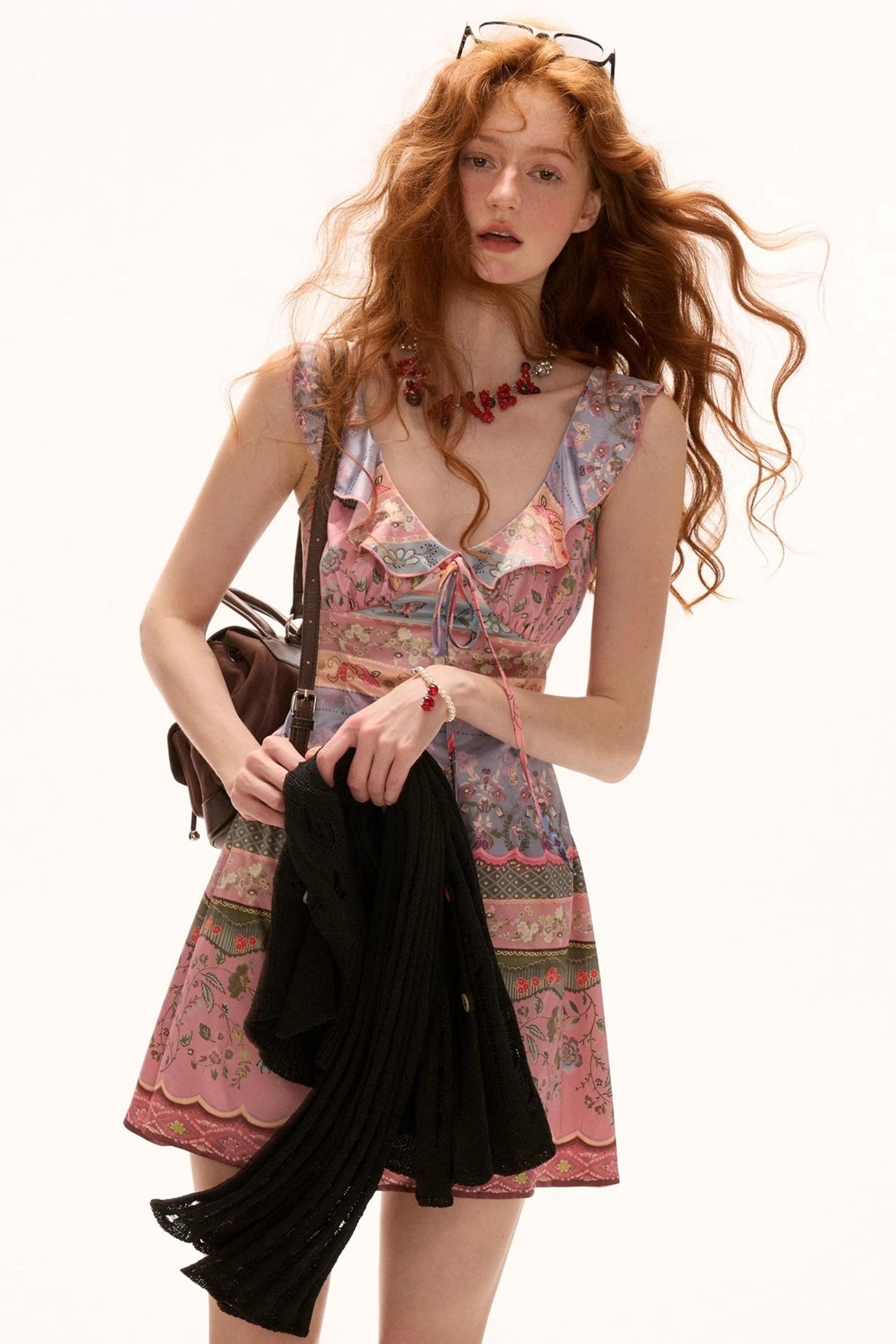 Summer Floral Stripe Dress