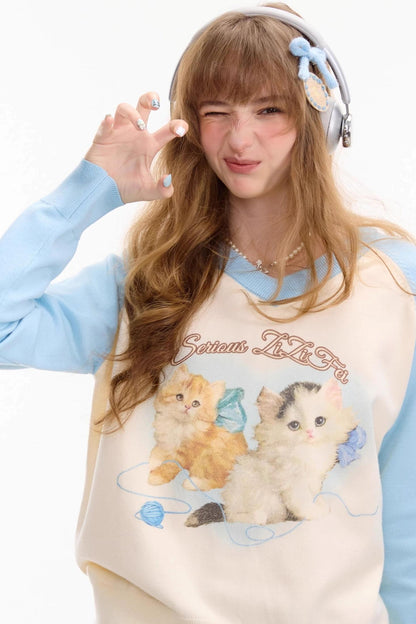 Autumn Knitted V-Neck Sweater