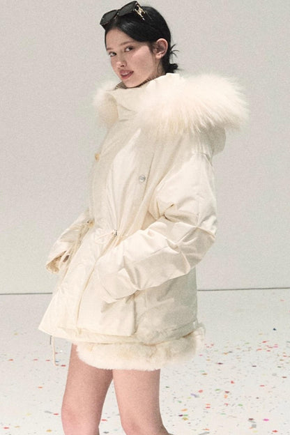 Snowfall Lace Knitted Dress