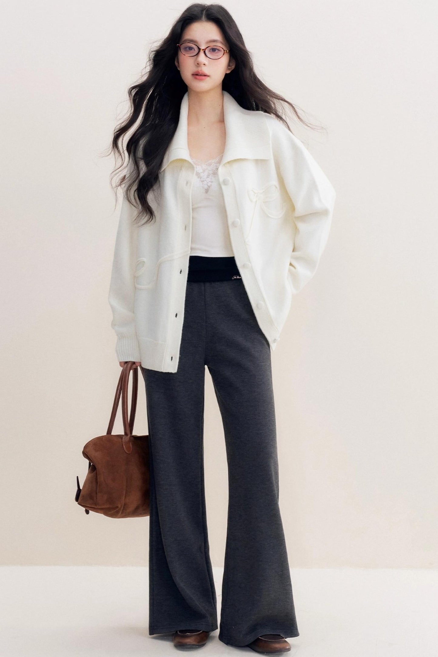 Lazy Sheep Wool Knit Cardigan