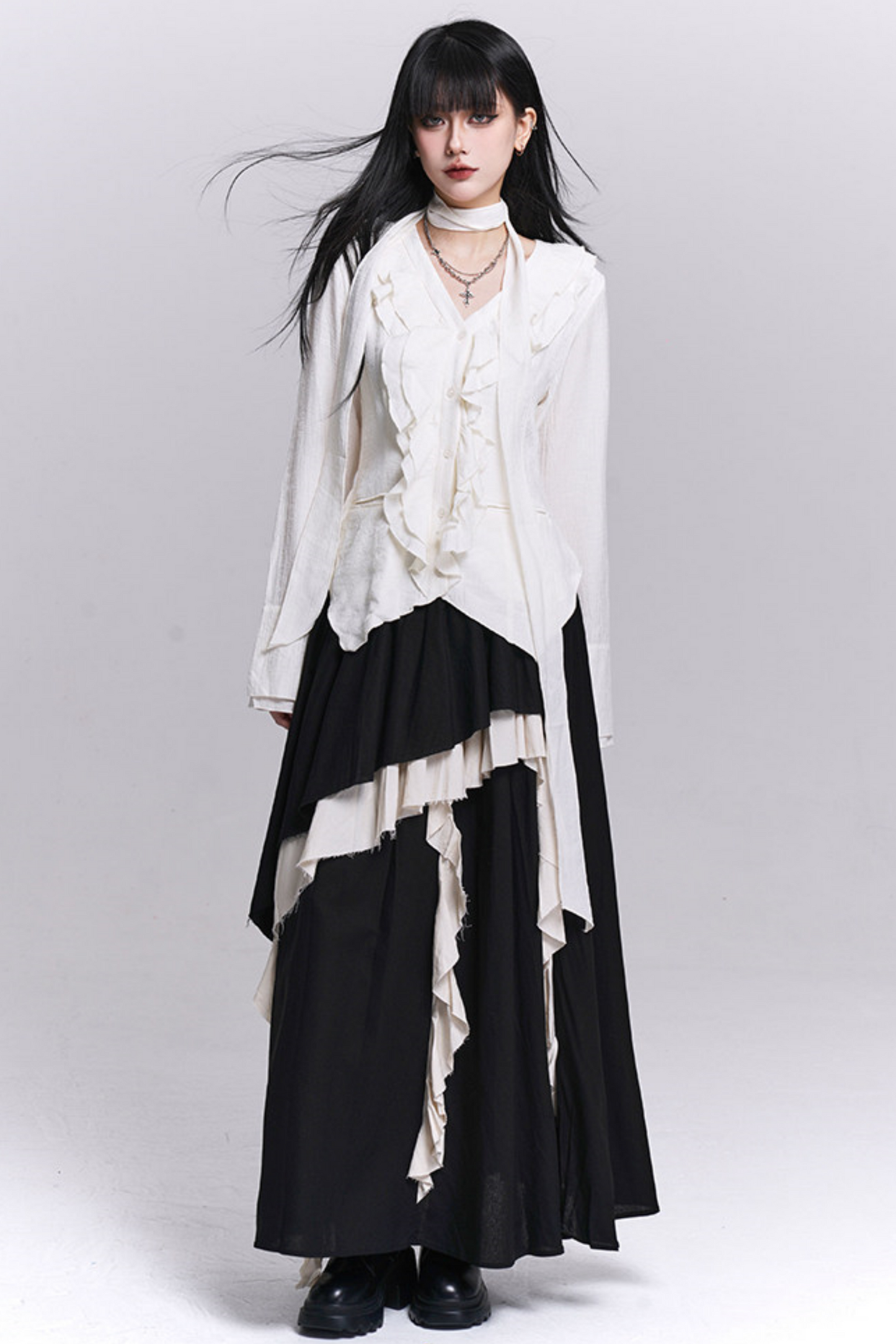 Black Ghostly Top Set