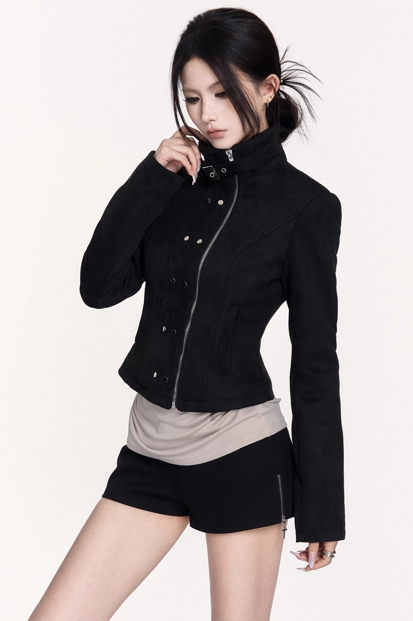 Versatile Cross Waist A-Line Shorts