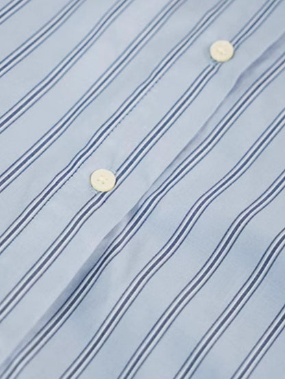 Striped Cotton Commuter Shirt