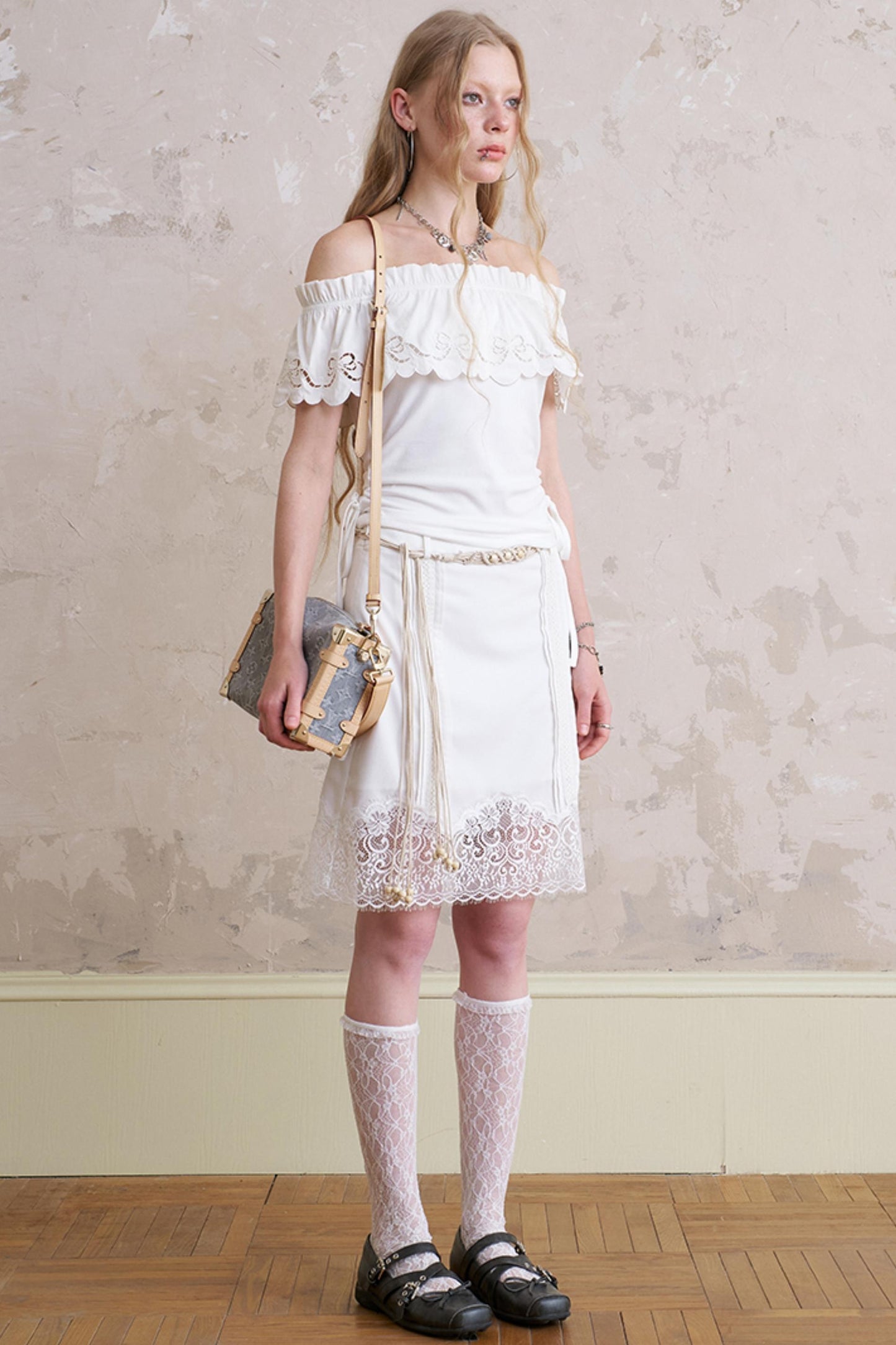 Summer Lace Short Skirt