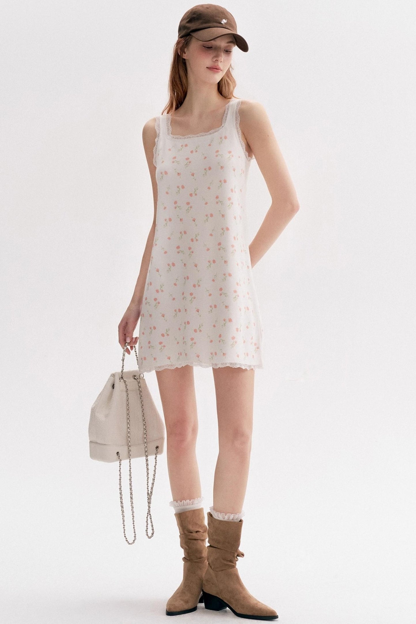 Daisy Whisper Knit Vest Dress