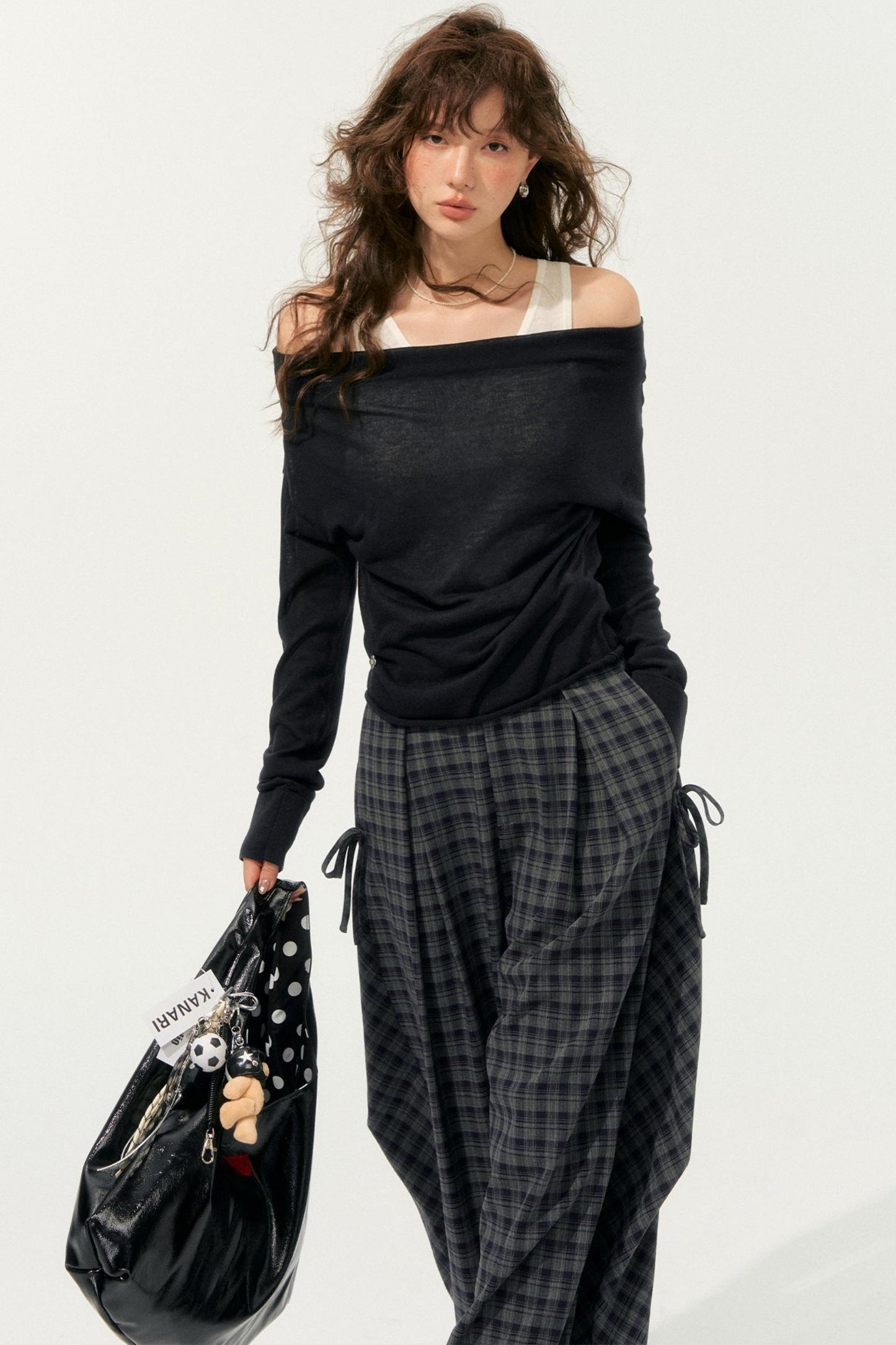 Loose Drape Straight Pants