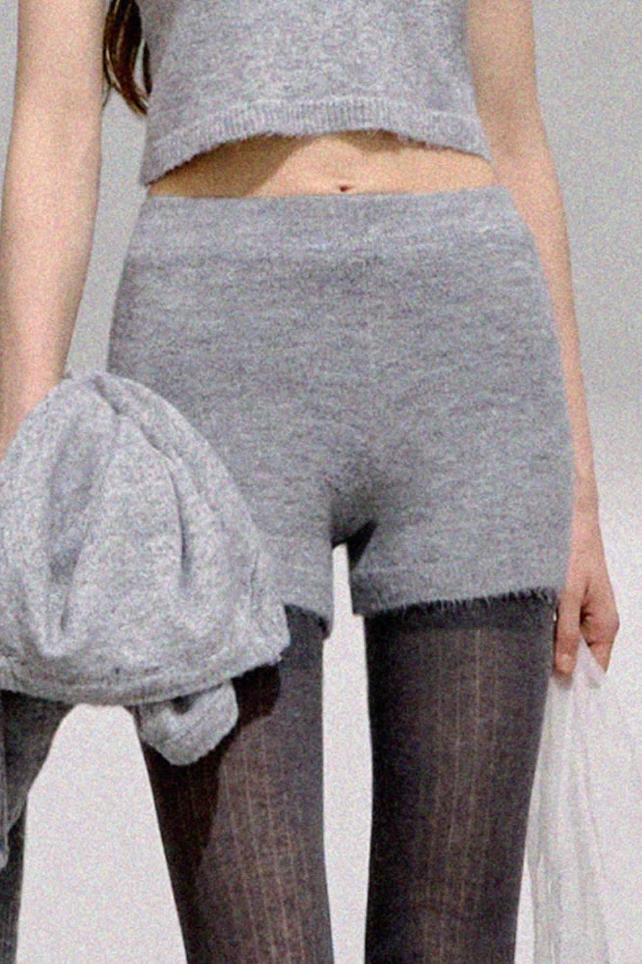 French Flower Halter Sweater Set-Up