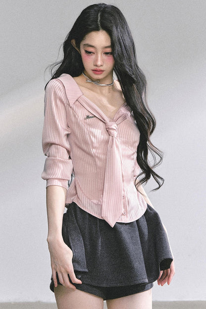 French Waist Slimming Sweet Top