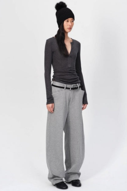 Winter Wide-Leg Sweatpants