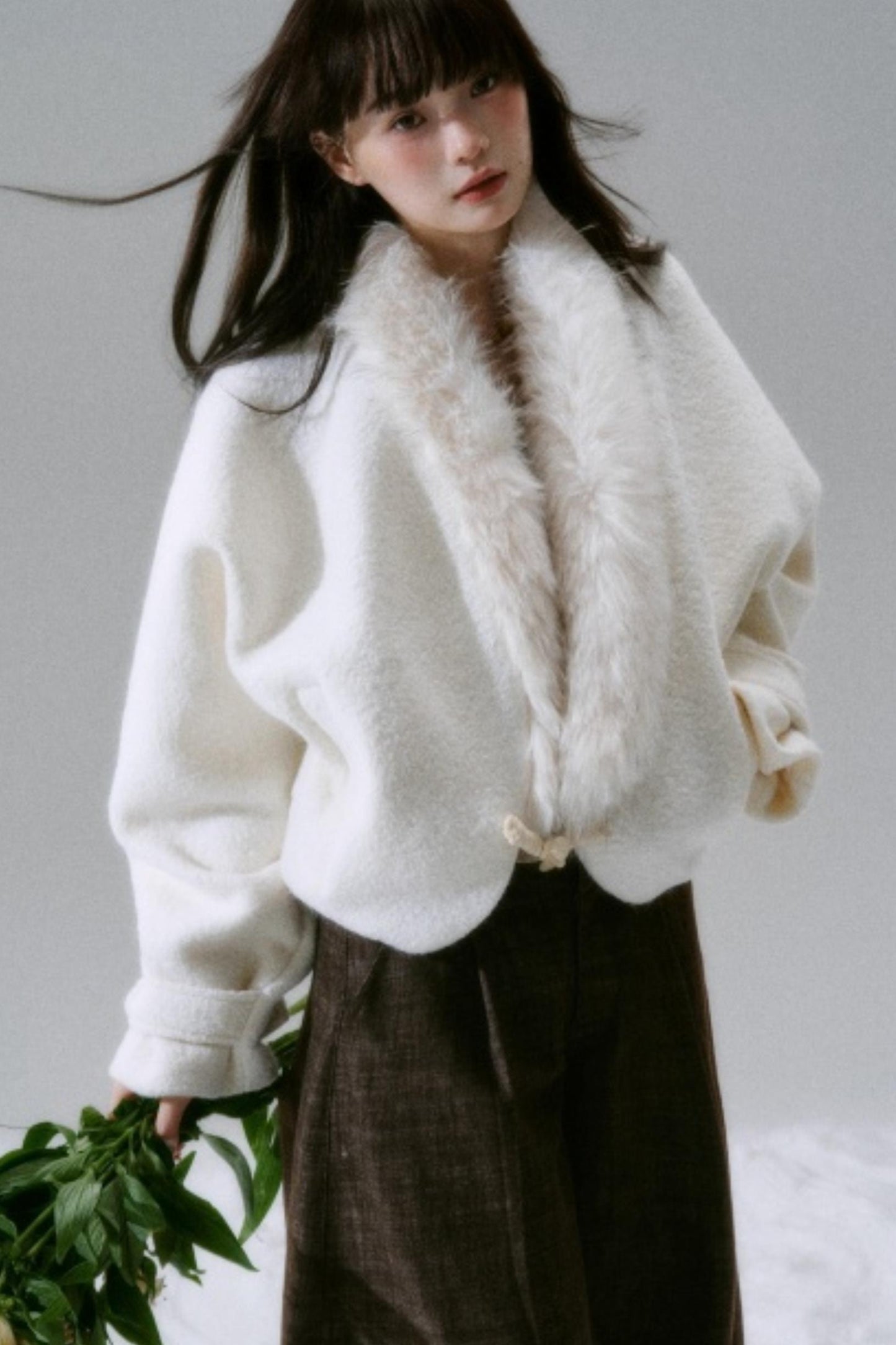 Lost Forest Woolen Cardigan Coat