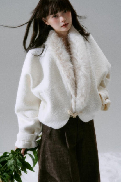 Lost Forest Woolen Cardigan Coat