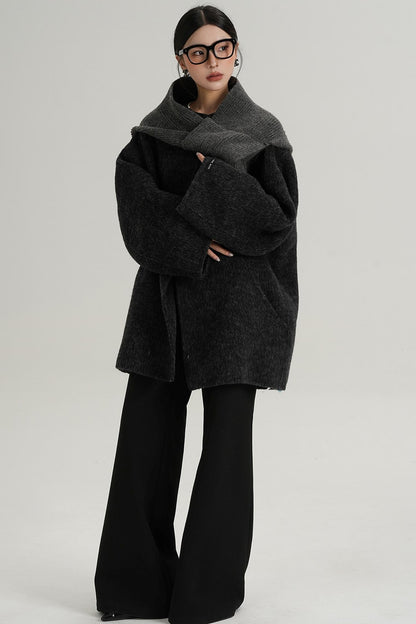 Temperament Woolen Coat