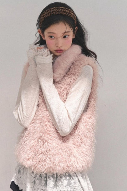 Reversible Faux Fur Vest