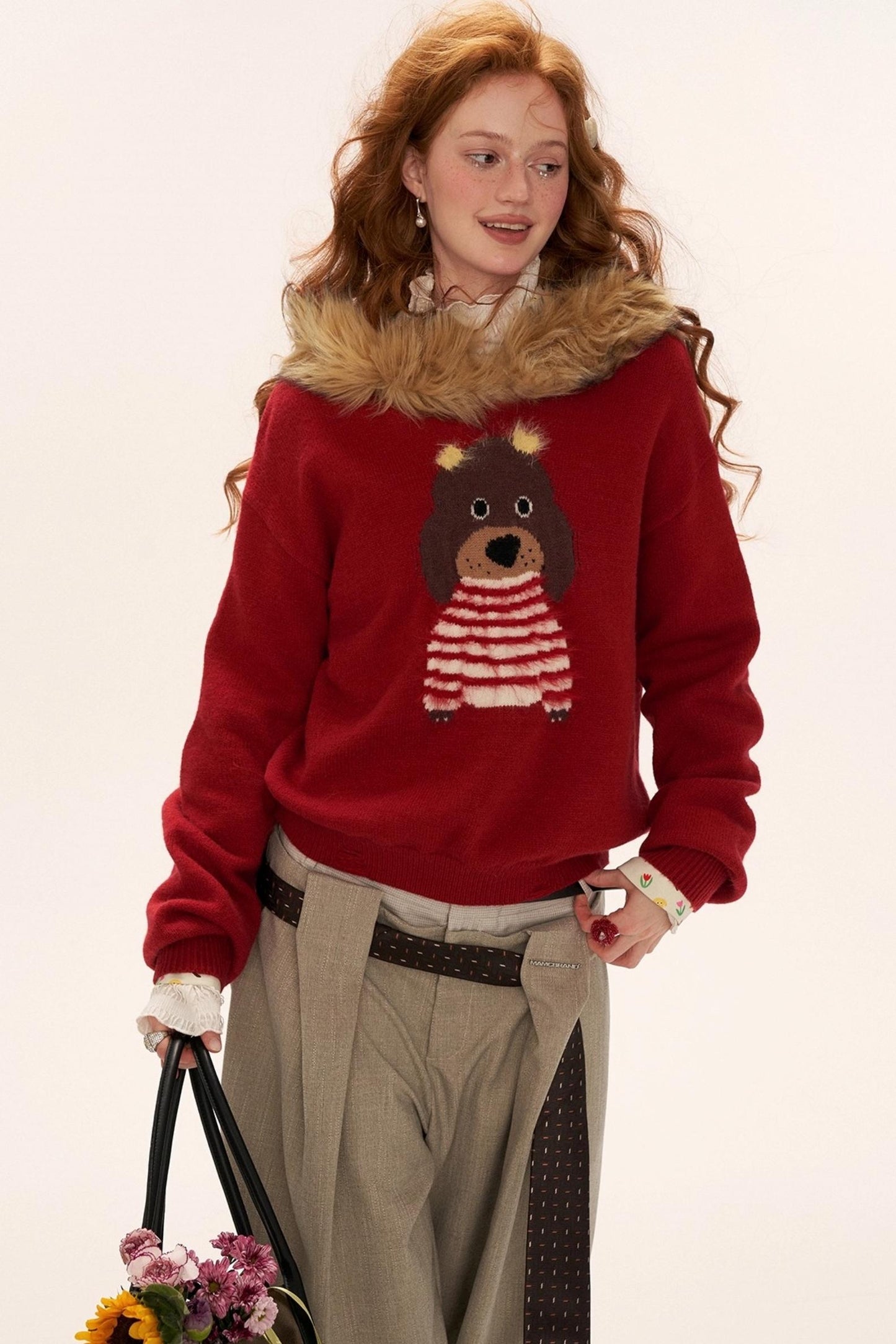 Cute Dog Hooded Sweater