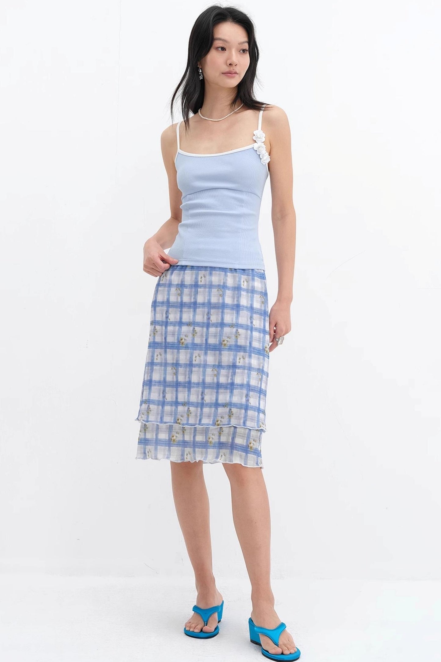 Sequin Wrap Camisole