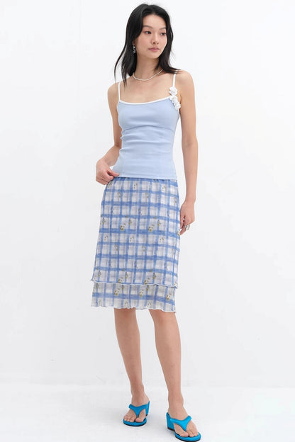 Sequin Wrap Camisole