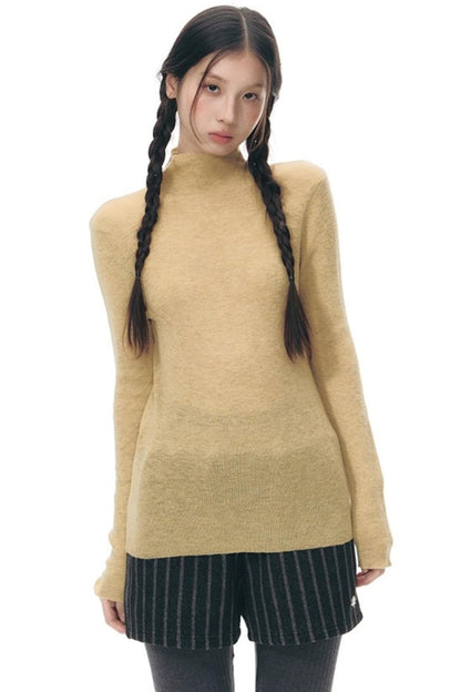 Solid Color Knitted Top