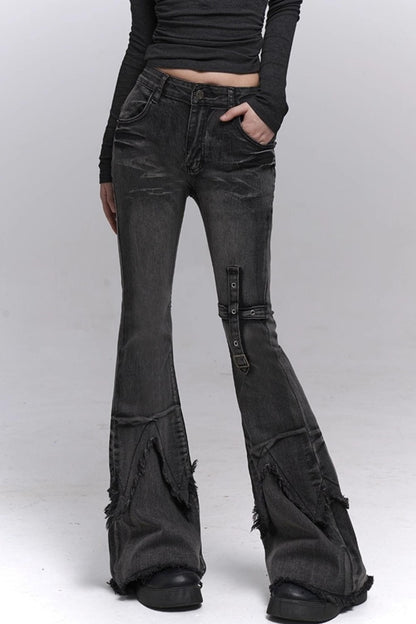Cool Girl Black Bootcut Jeans