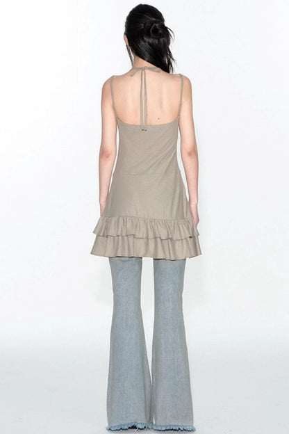 Lace Knitted Slip Dress