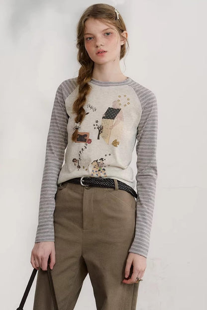 Sunday Party Striped Sweater