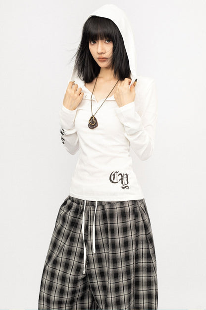 Retro Slim Sunscreen Smock Top