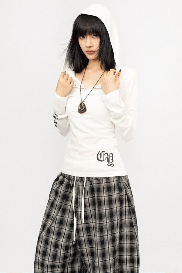 Retro Slim Sunscreen Smock Top