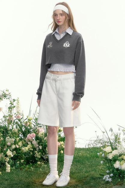 Lily of the Valley Slim Lace Vest Set-Up