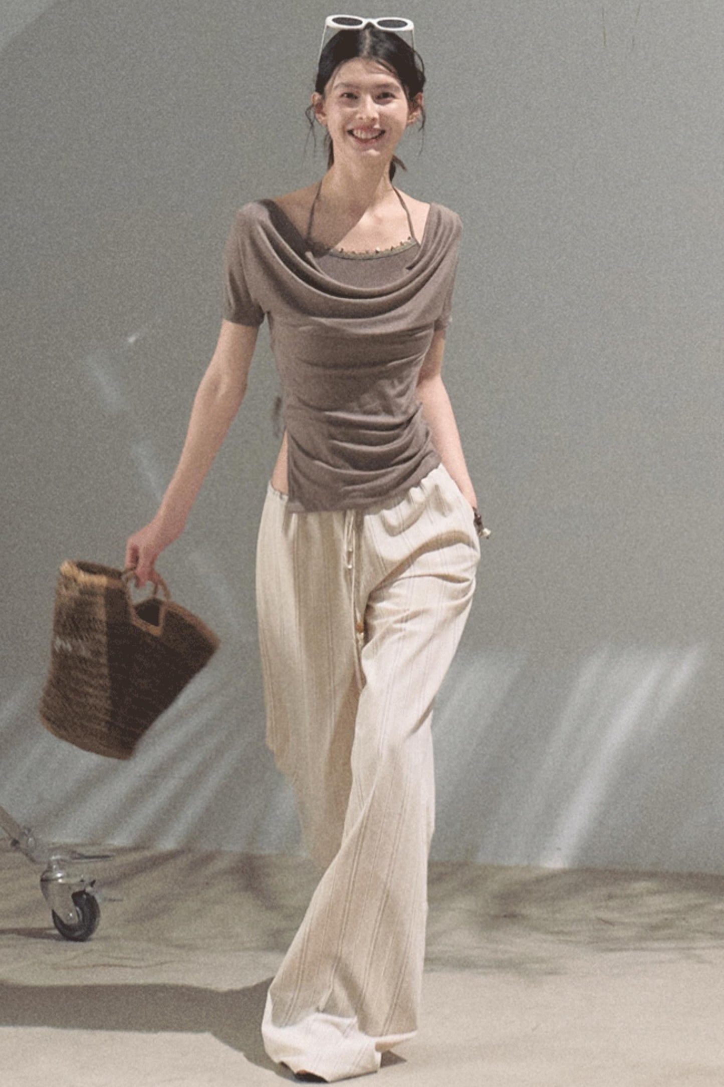 Desert One-Shoulder Top