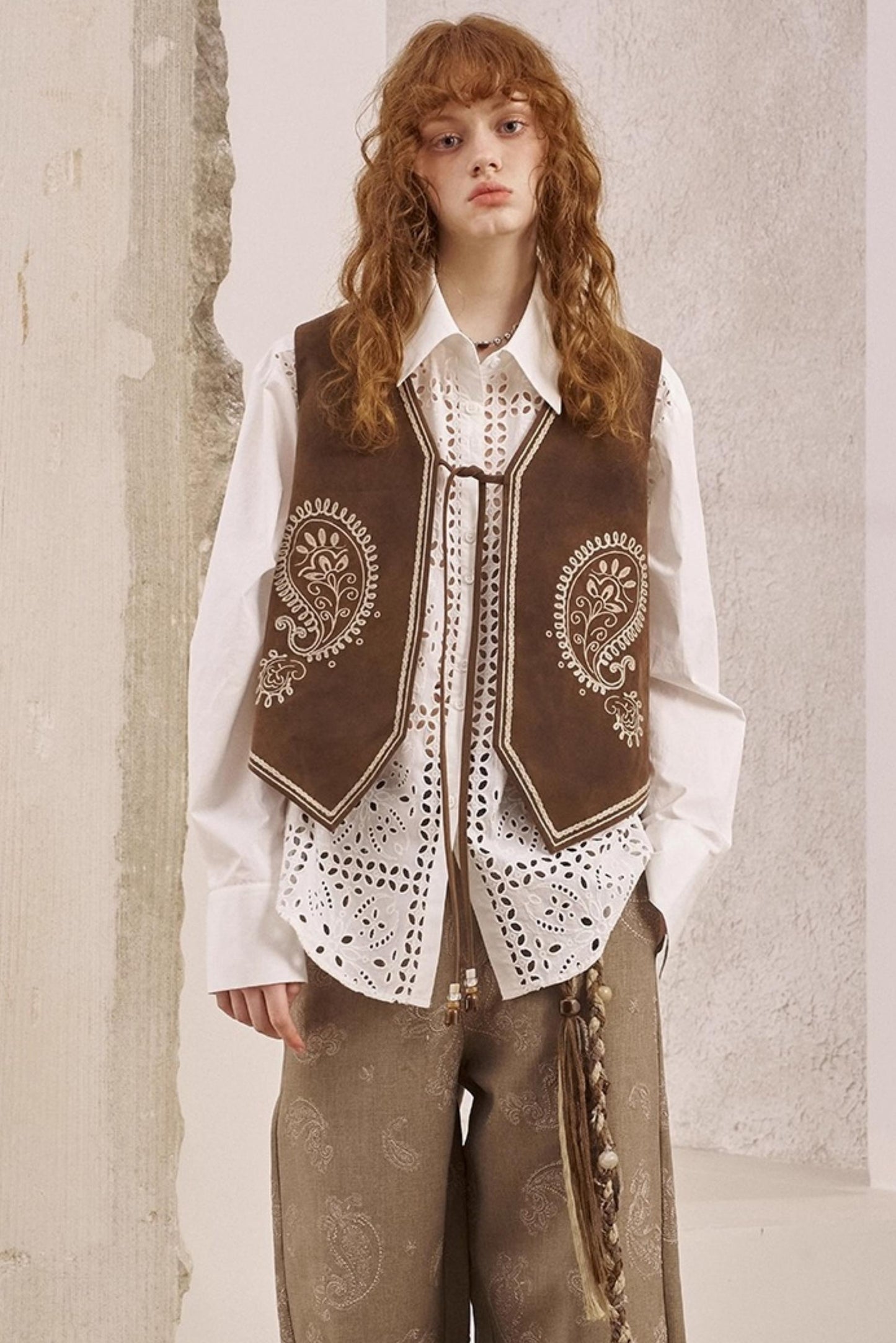 White Long-Sleeved Shirt