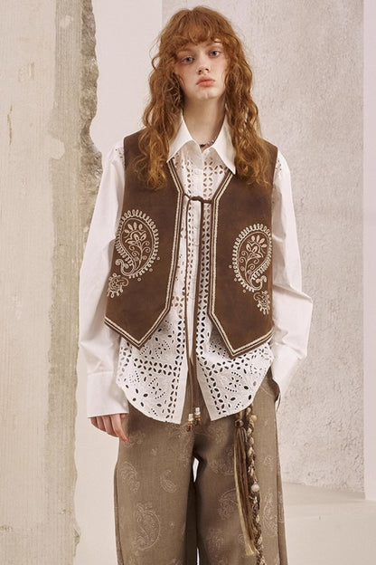 White Long-Sleeved Shirt