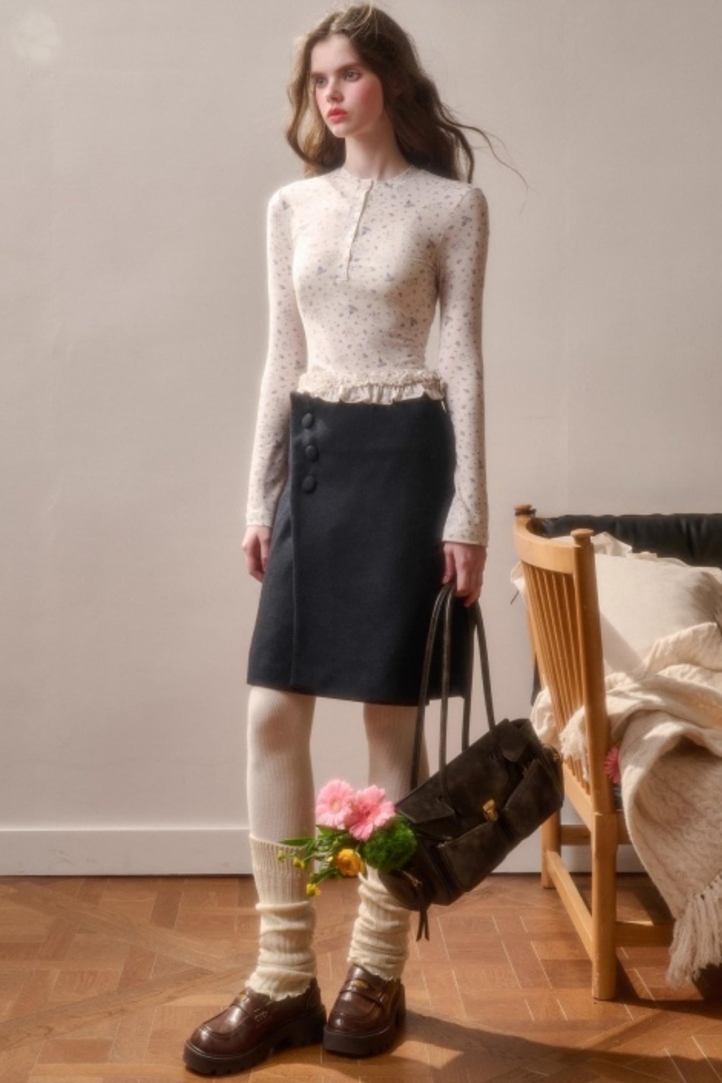 Fluffy Rabbit Lace Top