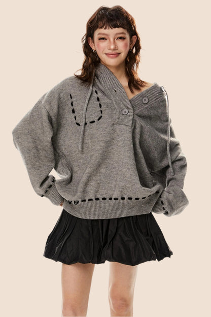 Haut à capuche avec cordon de serrage American Retro 