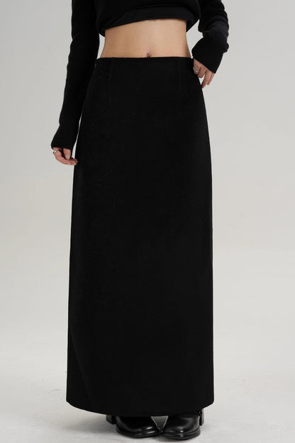 Elegant Wool Pencil Skirt